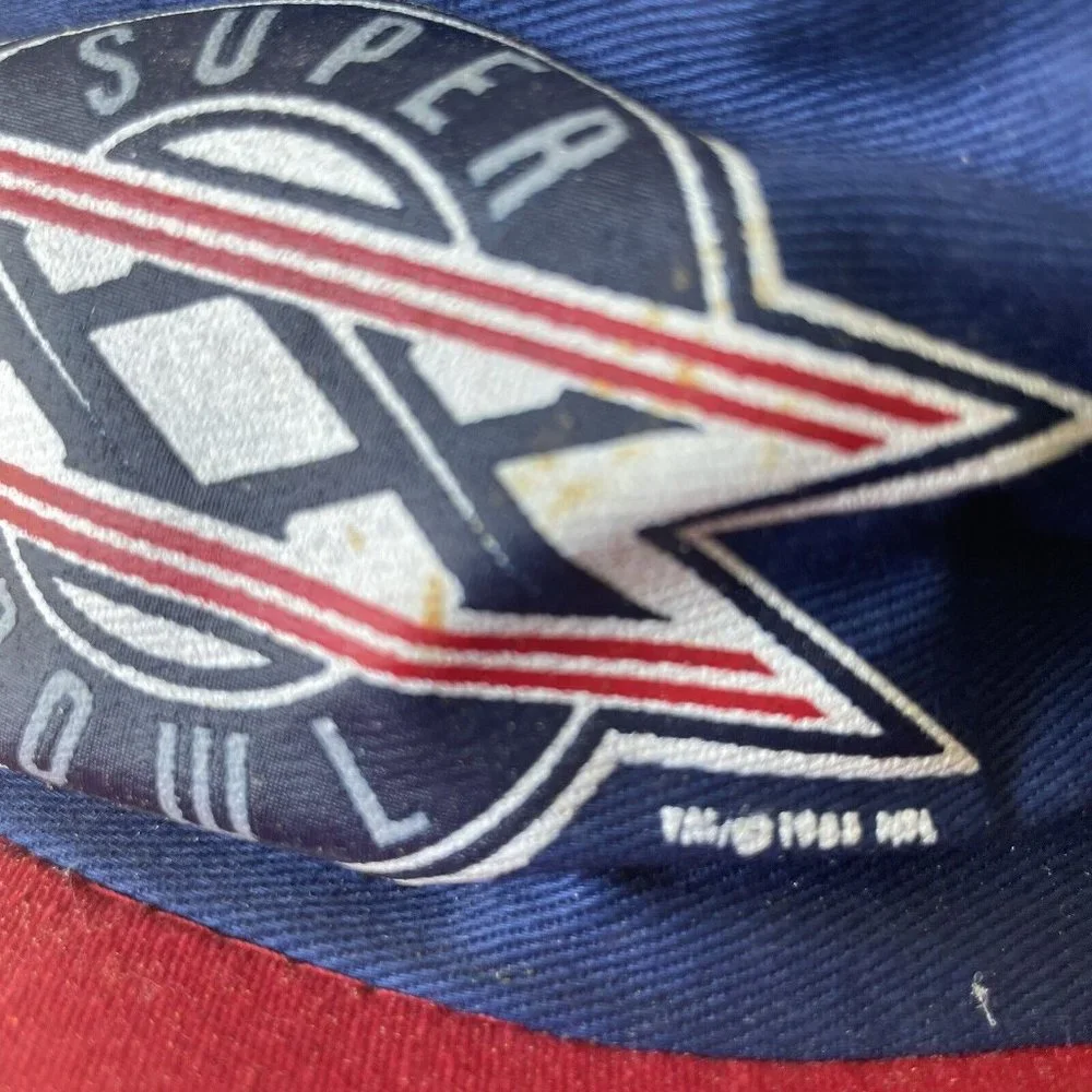Super Bowl XX 1985 NFL Painters Hat Cap Vintage Stretch Adjustable Men RARE